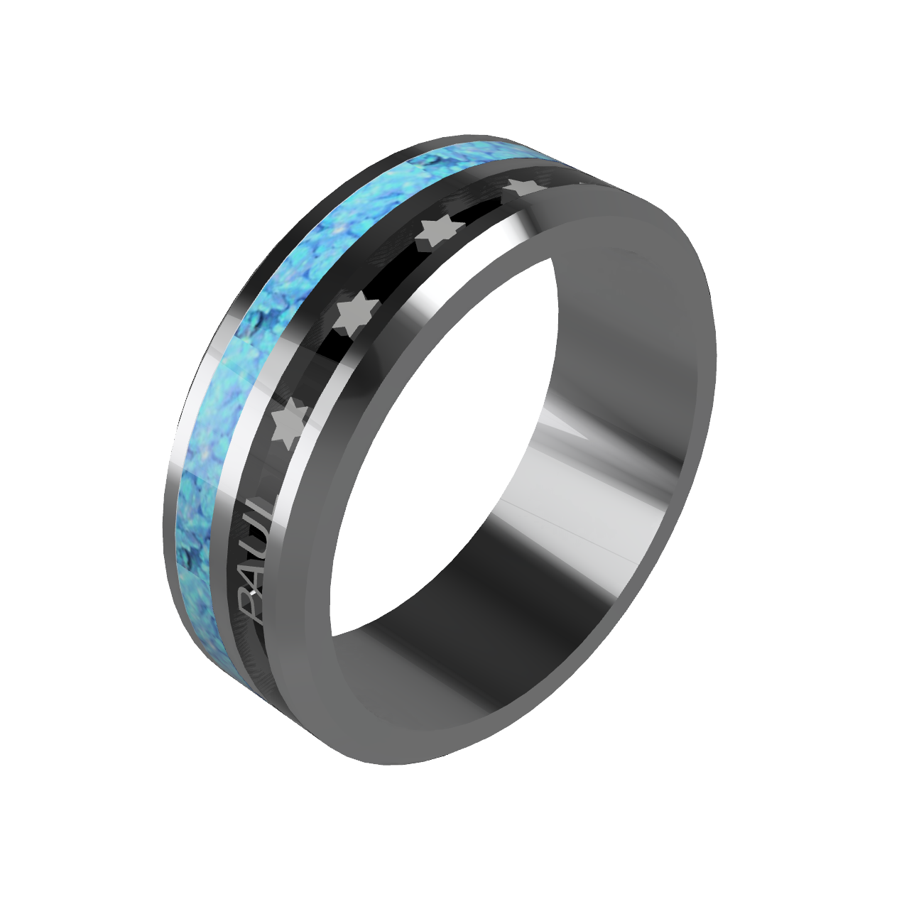 Customized Double Channel Ring