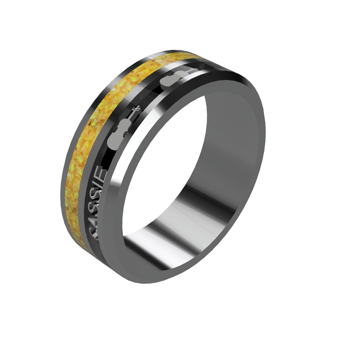 Customized Double Channel Ring